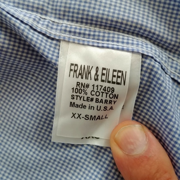 Frank & Eileen Barry Gingham Button Down Shirt - Picture 8 of 8